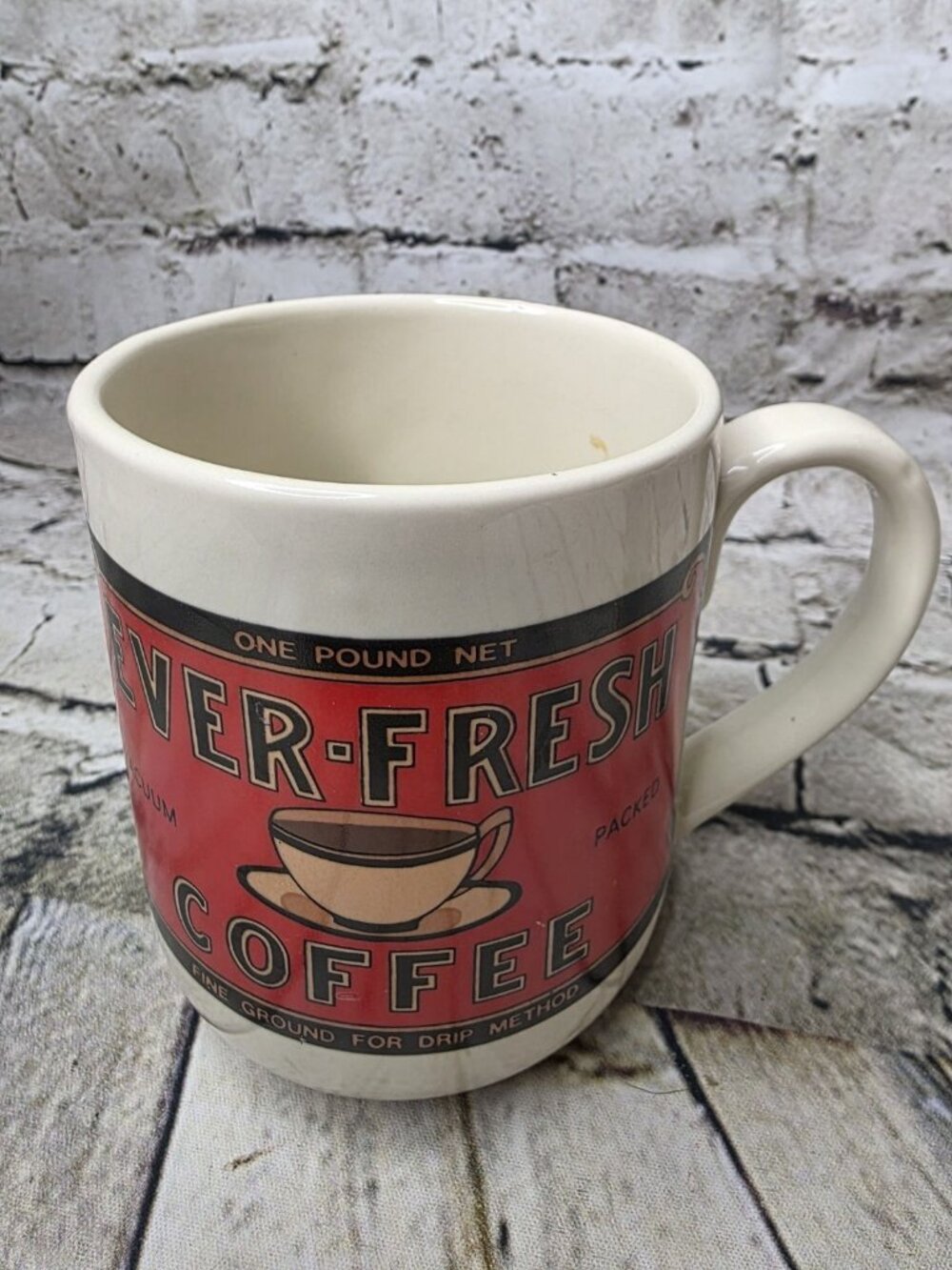Yesteryear Westwood Mug Ever-Fresh Colorful Coffee Cup 1995 Vintage Retro 12oz
